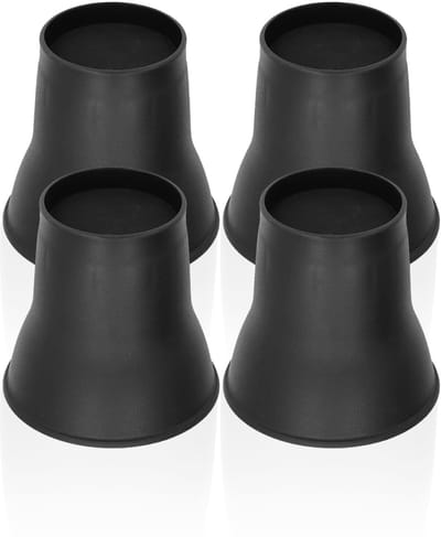 Dailygoods- Meubelverhoger 15 cm - Meubelverhogers 4-delig - Antislip - Kunststof - Hoge sterkte - Comfortabel leven - Meubelonderzetters