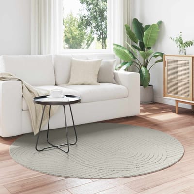vidaXL - Binnen- - en - buitenkleed - PALMERAS - Groen - Ø - 120 - CM - Polyester