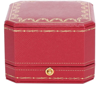 Dailygoods- Ringdoos Elegant - Sieradendoos - Ringdoosje Huwelijk - Ringdoosje Aanzoek - Fluwelen Voering - Roestvrijstalen Knopen - Sieradenbox
