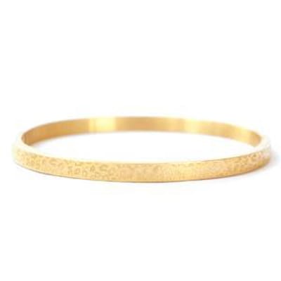 Bangle Leopard Goud (RVS)