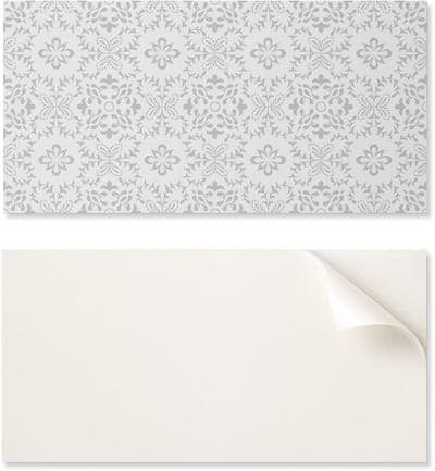 Vinyl wandpaneel voor moderne interieurdecoratie 100x50 cm Bloemenpatroon met details