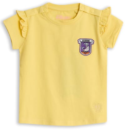 4PRESIDENT T-shirt meisjes - Sunshine - Maat 80 - Meiden shirt