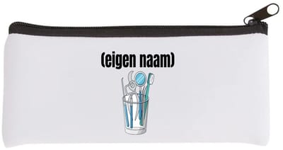 Akyol - tandarts materiaal met eigen naam Etui - Tandarts - mondhygiënisten/tandartsen - iemand die tandarts is of mondhygiënist - verjaardag - cadeau - kado - geschenk - 20 bij 9 cm