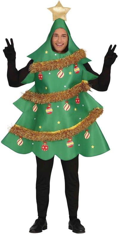 Fiestas Guirca - Volwassenkostuum kerstboom - L (maat 52-54)