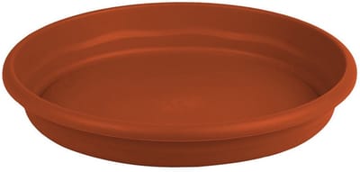 Hega Hogar Opvangbord - terracotta - kunststof - D35 cm - onderschaal/opvangbord