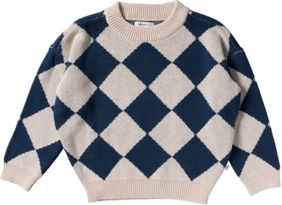 Your Wishes Diamond Knit Truien & Vesten Jongens - Sweater - Hoodie - Vest- Multi - Maat 110/116