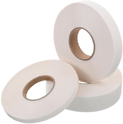 Textiellijm Rollen - Naaitape Smeltbaar - Stoffen Verwerken - Dubbelzijdig Plakvlies - 3 x 5000 cm - Wit