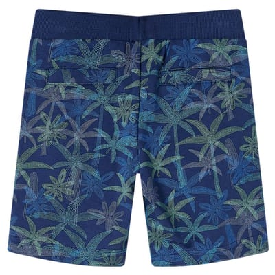 vidaXL Kindershorts met trekkoord 128 marineblauw