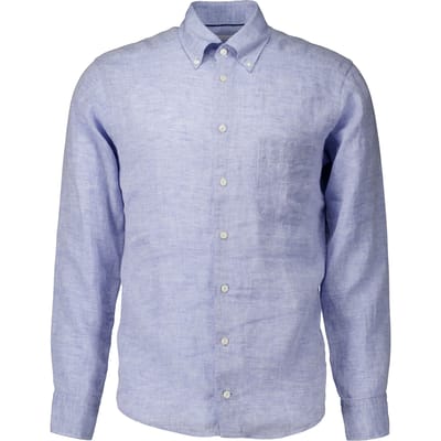 Eton  Lange Mouw Overhemden Lichtblauw 100004200