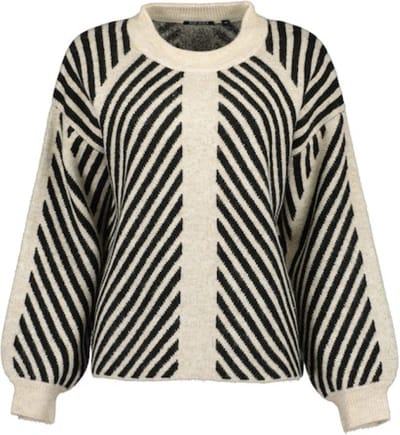 Blue Seven dames - Trui 248022 beige print maat 38