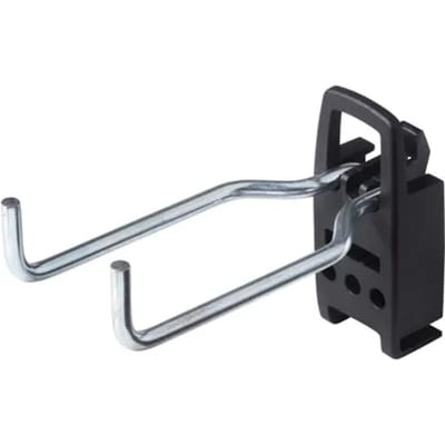 Wolfcraft 3 Dubbele Haken 60x35mm Voor Gaatjesboard- En Kastsysteem