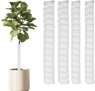 Dailygoods- Boomstambeschermer 2/4 Stuks - Spiraalvormige Plantenbeschermers - PP Kunststof - Bescherming Tegen Schorsrot - Eenvoudige Installatie - Voor Jonge Boompjes - Boombescherming