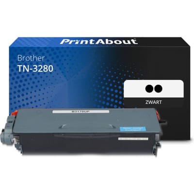 PrintAbout huismerk Toner TN-3280 Zwart Multipack Hoge capaciteit Geschikt voor Brother