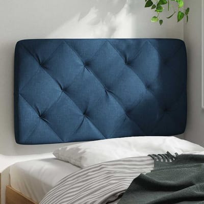 vidaXL - Hoofdbordkussen - 80 - cm - stof - blauw