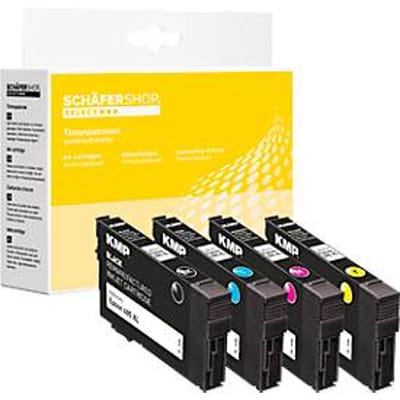 Schäfer Shop Select inkt multipack CMYK, vervangt Epson 405XL (C13T05H64010), cyaan, magenta, geel, zwart