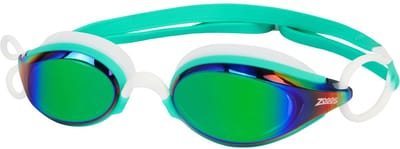 Zoggs Fusion Air Turqoise wit/verspiegeld Glas
