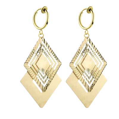 klem oorringen-Goudkleurig wieber- geen gaatje- Charme Bijoux
