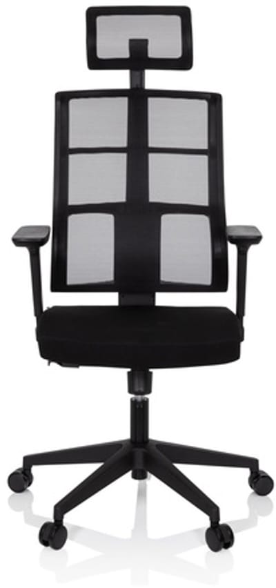 Bureaustoel SPINIO PRO Netstof / stof zwart hjh OFFICE