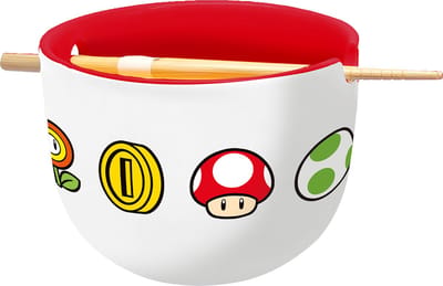 Nintendo - Super Mario Bros. Ramenkom met eetstokjes