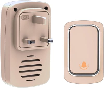 Draadloze Deurbel - Deurmelodie Kit - Huishoudelijke Beveiliging - Geen Batterij Nodig - 200 Meter Bereik - Goud