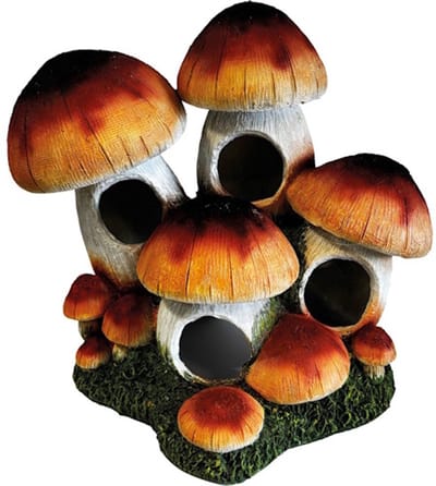 Repto Deco Mushroom Hotel terrariumornament 17,5 x 22,5 x 21 cm schuilplaats voor reptielen en amfibieën