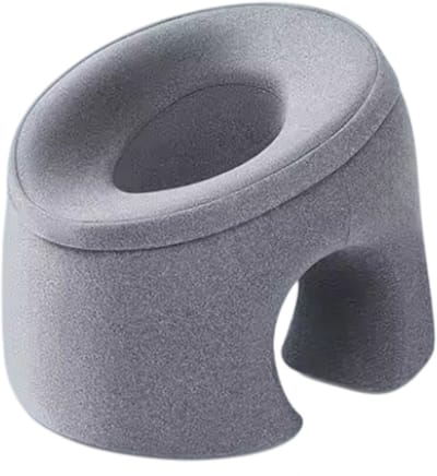 Ergonomisch Dutjes Kussen voor Volwassenen – Memory Foam Siësta Kussen met Armsteun, Bureau Slaapkussen / Nap Pillow voor Volwassenen en Tieners, Zacht en Comfortabel - Grijs