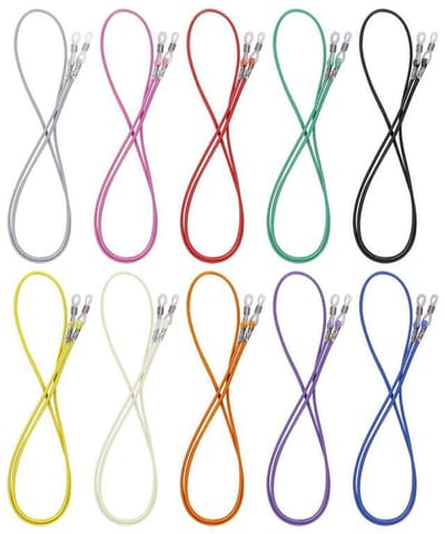 Brilkoord - 10 Stuks - Brillenkoord - Nylon - Brillenkoordje - Briltouwtje - Brillenkoorden - Lichtgewicht - Unisex - Nekbandje voor bril - Zonnebril touwtje - Geschikt voor brillen op sterkte, leesbrillen en zonnebrillen - 70cm - 10 Kleuren