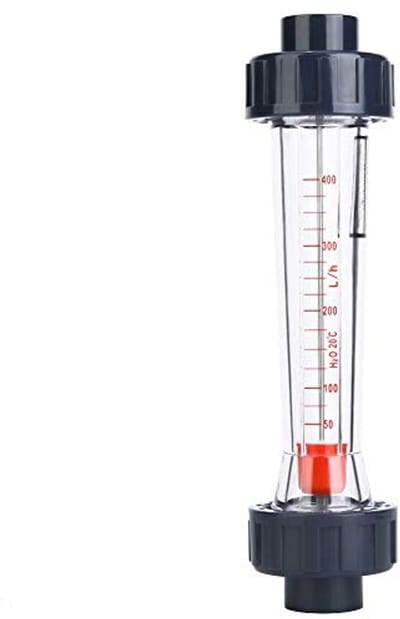 Dailygoods- Vloeistofdebietmeter 40-400 l/u - Nauwkeurige ABS-buisstroommeter - Transparant paneel - Debietmeting - Monitoring vloeistoffen - Minder dan 4% nauwkeurigheid - Debietmeter
