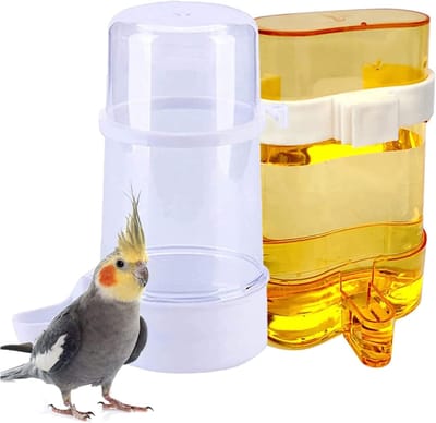 Famanu – Automatische Vogelvoeder Birds Waterdispenser Voor Vogels Voedsel- En Water Dispenser Vogel Water Vogels Feeders Vogel Drinkers Voor Het Water Dispenser Vogels Voor Papegaaien 220ml/415ml