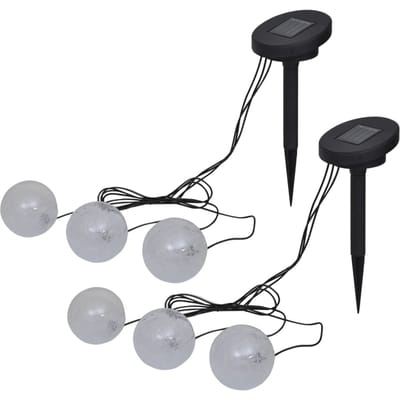 vidaXL Drijflampen 6 st voor vijver en zwembad LED