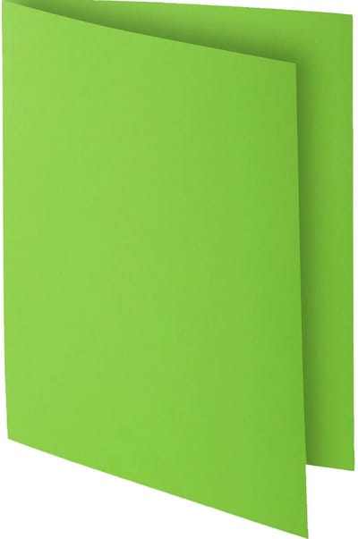 Exacompta 10x ROCK''S 80 Pak van 30 inlegmappen - 22x31cm voor A12 - Groen - 807013E
