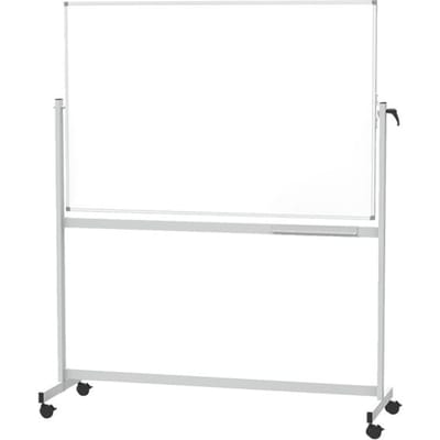 MAULstandaard mobiel whiteboard - aan 2 zijden te gebruiken - met kunststof coating – kantelbaar - B 1500 x H 1000 mm