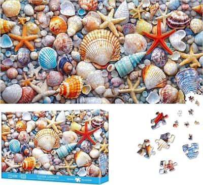 Legpuzzel 1000 Stukjes - Volwassen Puzzel - Ontspanning Thuis - Levendige Afbeeldingen - 80 x 41 cm - Meerkleurig