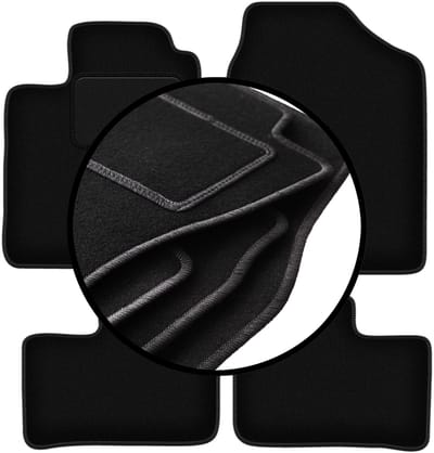Complete set veloursmatten voor: Daihatsu Cuore VI hatchback (2003-2007)