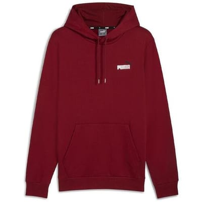 Puma Ess+ 2 Col Small Logo Hoodie Rood S Man