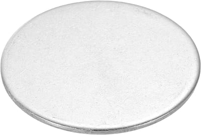 RVS schijven - Metaal blanks - Graveren - Corrosiebestendig materiaal - 25 stuks - Zilverkleurig