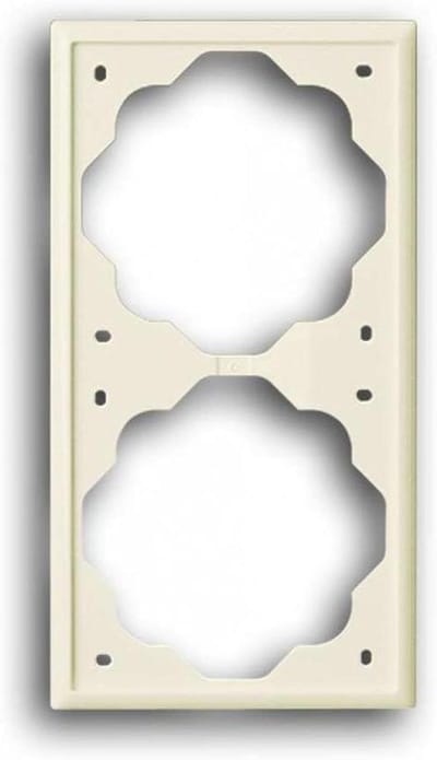 Afdekraam Dubbel - Schakelaarfram - Elektrische Installatie - Inbouwmontage - 2-voudig - Meerkleurig