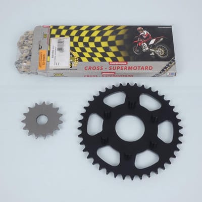 Kit chaîne Regina pour moto Aprilia 125 Classic 1995 à 2003 15x40 Pas 520 Neuf