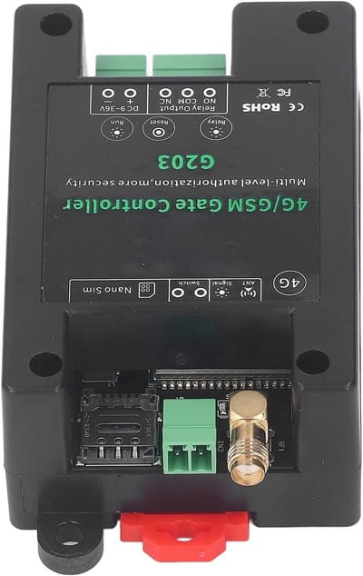 GSM Deuropener - Poort Controller - Toegangscontrole - App en SMS bediening - 120g 12.9cm