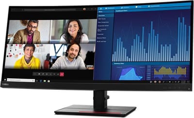 Lenovo ThinkVision P34W-20 Curved - 34 Inch WQHD 3440x1440 - USB-C Dock Monitor - Nieuw