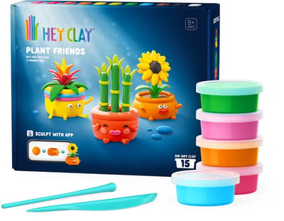 Hey Clay Plant Friends Set van 15 potjes