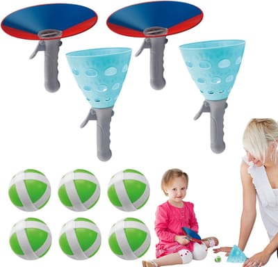 Kleverige Bal Vangspel - Interactief Speelgoed - Buiten Spelen - Waterdicht Ontwerp - 198 x 194 cm - Blauw