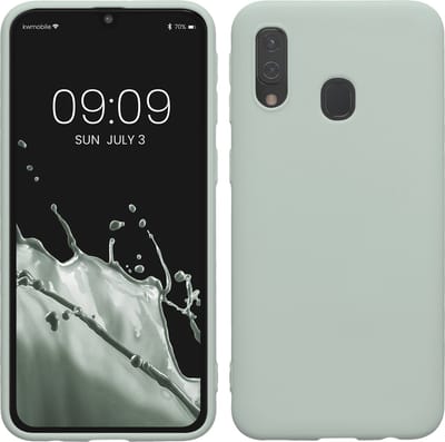 kwmobile telefoonhoesje geschikt voor Samsung Galaxy A40 - Hoesje voor smartphone - Back cover in cool mint