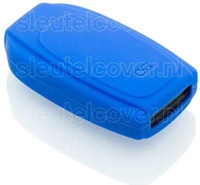 Autosleutel Hoesje geschikt voor Volvo - SleutelCover - Silicone Autosleutel Cover - Sleutelhoesje Blauw