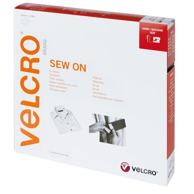 VELCRO® Velcro VEL-EC60277, Beige, 20 mm, 10 m, 1 Stück(e), Box Klittenband Beige 1 stuk(s)