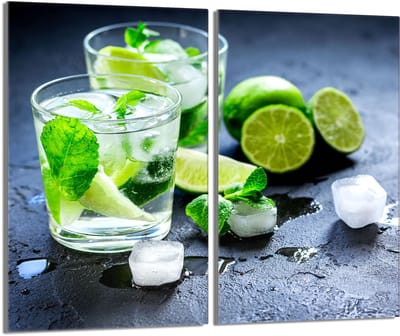 TMK ArtDeko Limonka - Snijplank - Glas - 30x52cm - Osłona