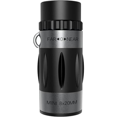 Nieuwe 8*20 mini monoculaire telescoop met hoge-definitie coördinatenmeetfunctie en draagbare kruisrichttelescoop voor dag en nacht.