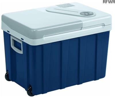 Elektrische Koelbox - Mobiele Koeler - Reizen en Picknicken - Drie Voltage Opties - 39 Liter - Blauw