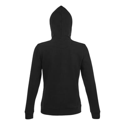SOLS Dames/Dames Spike Full Zip Hoodie (Zwart)