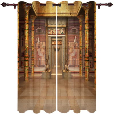 Frankrijk Paleis Raamgordijn Slaapkamer Woonkamer Raamgordijnen Keukendecoratie Jaloezieën Gordijn 135W x 60H(cm) x1
